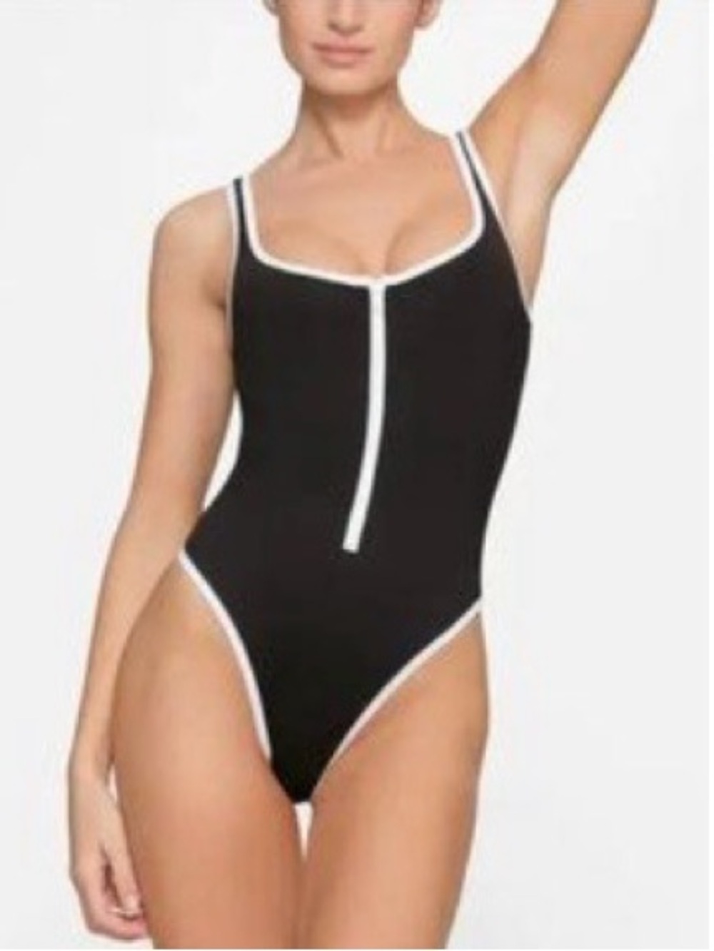 SKIMS Sporty Swim Scoop Neck One Piece